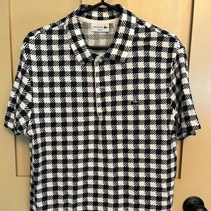 Men's Navy Blue Lacoste Polo Sz L